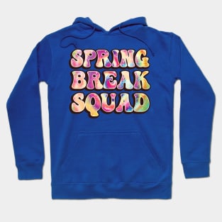 Spring break Squad Beach Colorful Tie Dye Spring Break 2022 Hoodie